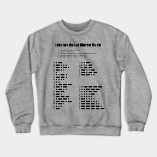 International Morse Code Crewneck Sweatshirt